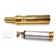 Jack 6,3mm * stereo káblová samica * kovový * pozlátený