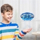 UFO drón lietajúca detská hračka – s LED svetlom, na batériu – 11 x 11 x 4 cm