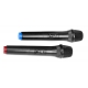 12" prenosný batériový reproduktorový systém s kvalitným zvukom * 100/300W * 2x UHF MIC