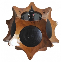 Stropná závesná reprosústava obsahuje * 80/160W * 8 ohm * 10x 4" repro.