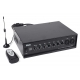 Mono zosilňovač BSA s rádiovým diaľkovým ovládaním a streamerom WR2 MKII * 2x MIC, 2x AUX * 50W * 100V / 8 Ohm