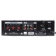 Mono zosilňovač BSA s rádiovým diaľkovým ovládaním a streamerom WR2 MKII * 2x MIC, 2x AUX * 50W * 100V / 8 Ohm