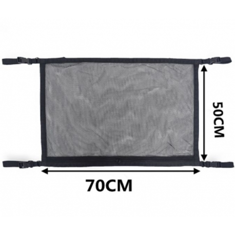 Sieťový autoorganizér – 70 x 50 cm – čierny, polyester