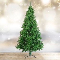 Umelý stromček - 210 cm - PVC - tmavozelený