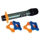 Set 4 bezdrôtových UHF mikrofónov * 4x ručný mikrofón