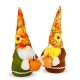 Jesenná dekorácia - trpaslík s tekvicou - 2 druhy - 35 x 13 x 13 cm