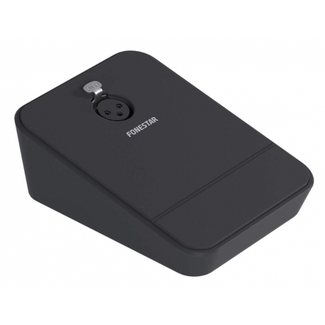 stolný mikrofónový podstavec s vypínačom * základňa pre kondenzátorový aj dynamický mikrofón na husom krku.