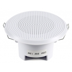 3" širokopásmový odolný stropný reproduktor * 3/1,5W * 100V