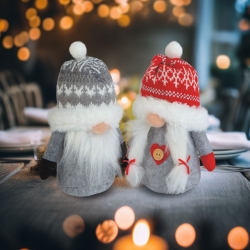 Vianočný škandinávsky škriatok - 20 x 11 x 8 cm - 2 druhy