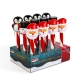 Vianočná solárna lampa – LED – Santa Claus, snehuliak, tučniak – 36,5 x 6 x 6 cm