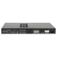 4-kanálový stereo zosilňovač * 4x120W/4ohm * USB/MP3/BT * Wifi/LAN internetové rádio