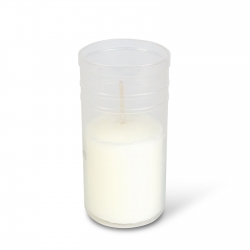 Vložka do sviečky, farba: biela - 10 cm