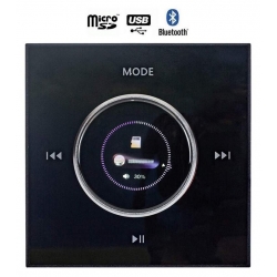 Moderný stenový MP3 prehrávač so zosilňovačom * 4x 25W * USB/microSD/MP3/BT * FM tuner * AUX * DO