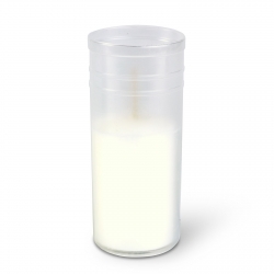 10 ks sviečkových vložiek – Ø4,8 cm – farba: biela