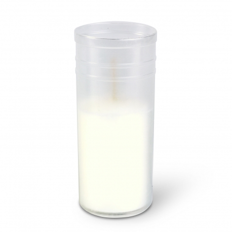 10 ks sviečkových vložiek – Ø4,8 cm – farba: biela