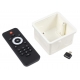 Stenový MP3 prehrávač so zosilňovačom * 2x 20W * USB/microSD/MP3 * Bluetooth
