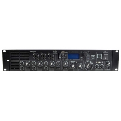 Rozhlasová ústredňa Q-audio * 240W / 100V * USB/SD/MP3 * Bluetooth * FM tuner