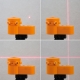 Mini laserový vodovážny prístroj so statívom – 105 x 50 x 60 mm – 3 x AG13