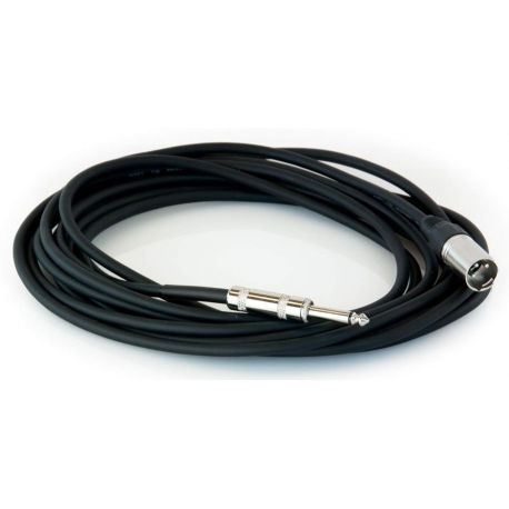 6m * nesymetrický profesionálny prepojovací kábel * Konektory: XLR/M/ (canon) - Jack 6,3mm