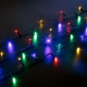 Svetelná reťaz – 20 m – farebná - 400 LED – 220–240 V – 6 W – zelený kábel