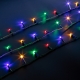 Svetelná reťaz – 30 m – farebná - 600 LED – 220–240 V – 6 W – zelený kábel