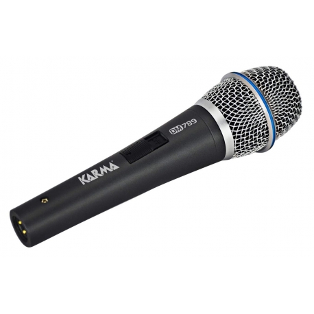 Dynamický celokovový mikrofón s vypínačom * 5m kábel XLR/JACK