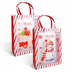 Vianočná darčeková taška - 32 x 25 x 11 cm - 2 druhy