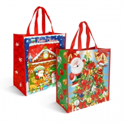 Vianočná darčeková taška - 35 x 39 x 18 cm - 2 druhy