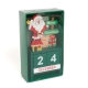 Vianočný kalendár - MDF - 13,5 x 7 x 3,5 cm - 3 druhy