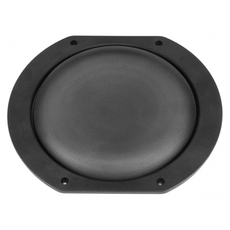 Reproduktorový kryt na 6"-8" reproduktor s kovovým grilom a plastovým lemom