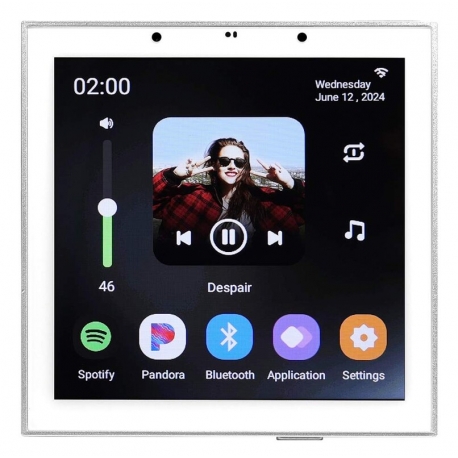 Stenový prehrávač so zosilňovačom 2x 25W * Android11 * microUSB, microSD * Wifi/LAN * BT * Internetové rádio