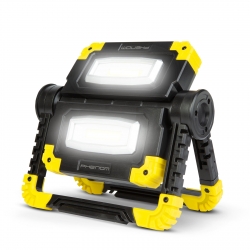 Multifunkčný reflektor – akumulátorový – 2 x 1000 lúmenov LED