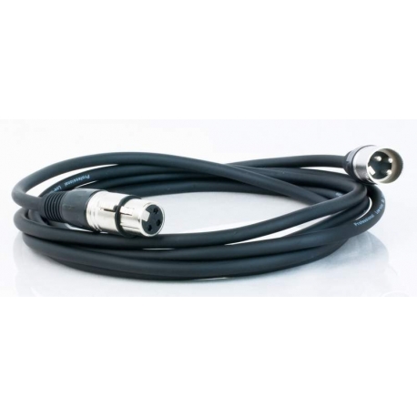 6m symetrický/ mikrofónový profi prepojovací kábel XLR(M)-XLR(F) * (canon-canon)