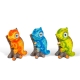 LED solárna zvieracia figúrka – chameleón – 2× teplá biela LED – 3 druhy