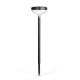 Zapichovacia solárna lampa – 1 + 1 teplá biela / RGB SMD LED – čierna – 53 x 11,4 cm