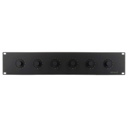 Regulátor hlasitosti 6x 100W pre 100V * montáž do 19" RACKu