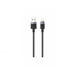 Kábel iPEAX 90010107 USB/Lightning 1,5 m čierny