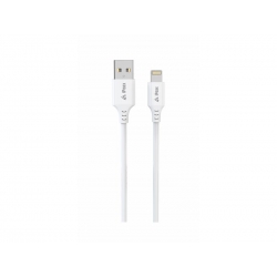 Kábel iPEAX 90010116 USB/Lightning 1,5 m biely