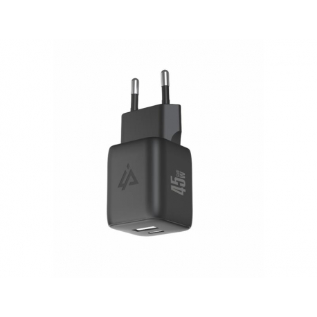 Adaptér USB iPEAX GaN USB/USB-C 90010128 Black