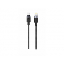 Kábel iPEAX 90010102 USB-C/Lightning 1m Black