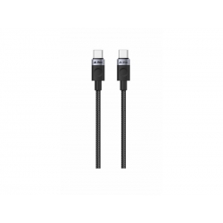 Kábel iPEAX 90010101 USB-C/USB-C 1m Black