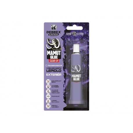 Lepidlo DEN BRAVEN MAMUT CLEAR UV 25ml