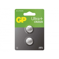 Batéria CR2025 GP Ultra Plus Lithium 2ks