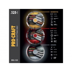 Sada diamantových kotúčov PROCRAFT DS3.125 3ks