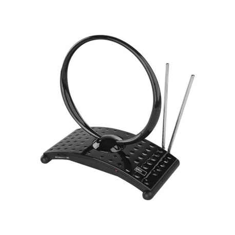 Anténa izbová EMOS CITY RING-C550, DVB-T2, DAB, FM, filter LTE/4G/5G