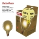 Žiarovka LED E27 4,5 W G125 biela teplá EMOS Z58032 Vintage