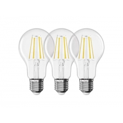 Žiarovka Filament LED E27 5,9W biela prírodná EMOS ZF5D43.3 sada 3ks