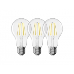 Žiarovka Filament LED E27 5,9 W biela teplá EMOS ZF5D42.3 sada 3ks