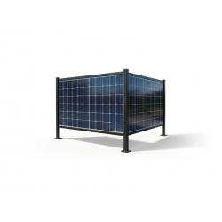 Rozširujúca konštrukcia plota pre 1 solárny panel