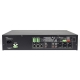 Set 2-zónového multiroom zosilňovača 2×240W, stenového mixážneho ovládača a mikrofónu